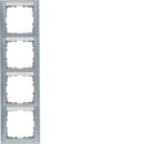 Berker 10149959 Rahmen 4fach senkrecht mit...