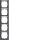 Berker 10159969 Rahmen 5fach senkrecht mit Beschriftungsfeld S.1 anthrazit matt