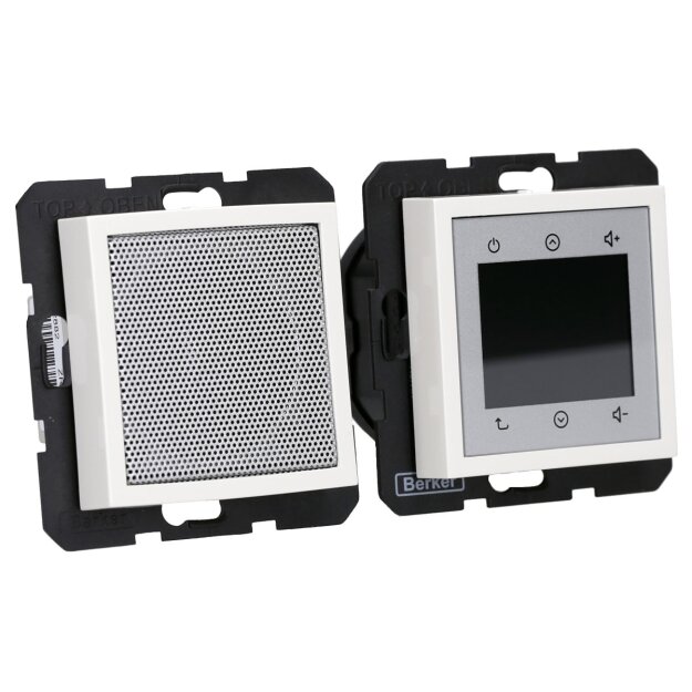 Berker 29808989 Radio Touch mit Lautsprecher DAB+ S.1/B.x polarweiss glänzend