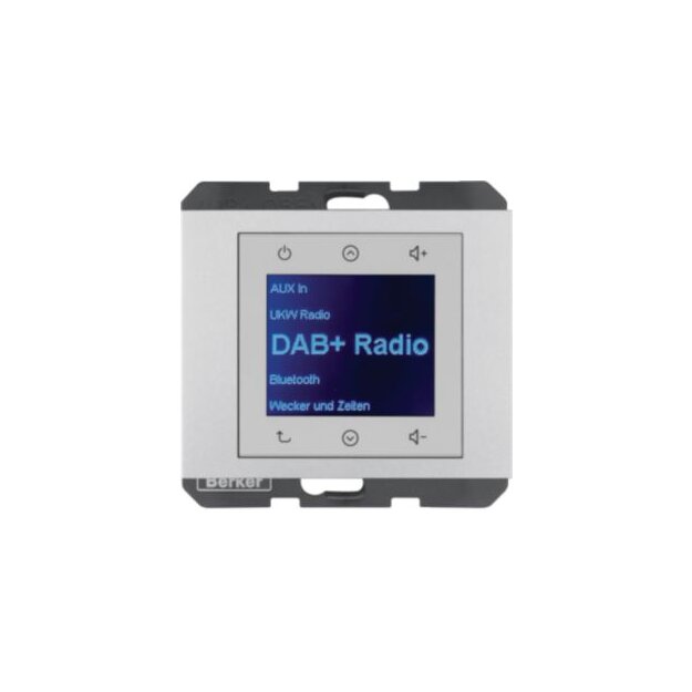 Berker 29847003 Radio Touch UP DAB+ K.x alu matt