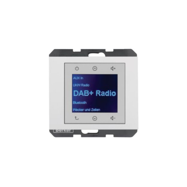 Berker 29847009 Radio Touch UP DAB+ K.x polarweiss glänzend