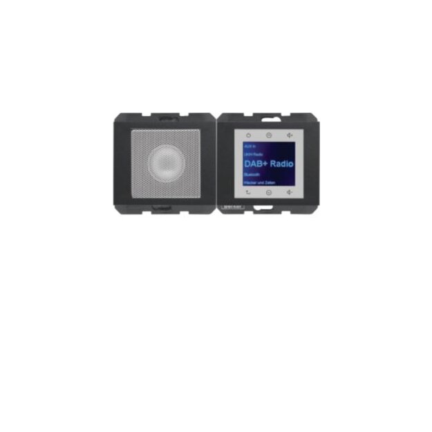 Berker 30807006 Radio Touch mit Lautsprecher DAB+ Bluetooth K.x anthrazit matt