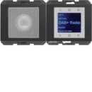 Berker 30807006 Radio Touch mit Lautsprecher DAB+...