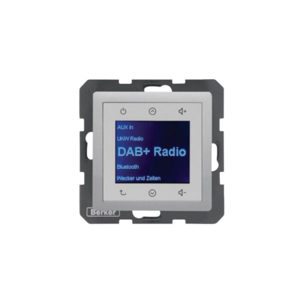 Berker 30846084 Radio Touch UP DAB+ Bluetooth Q.x alu samt