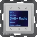 Berker 30846084 Radio Touch UP DAB+ Bluetooth Q.x alu samt