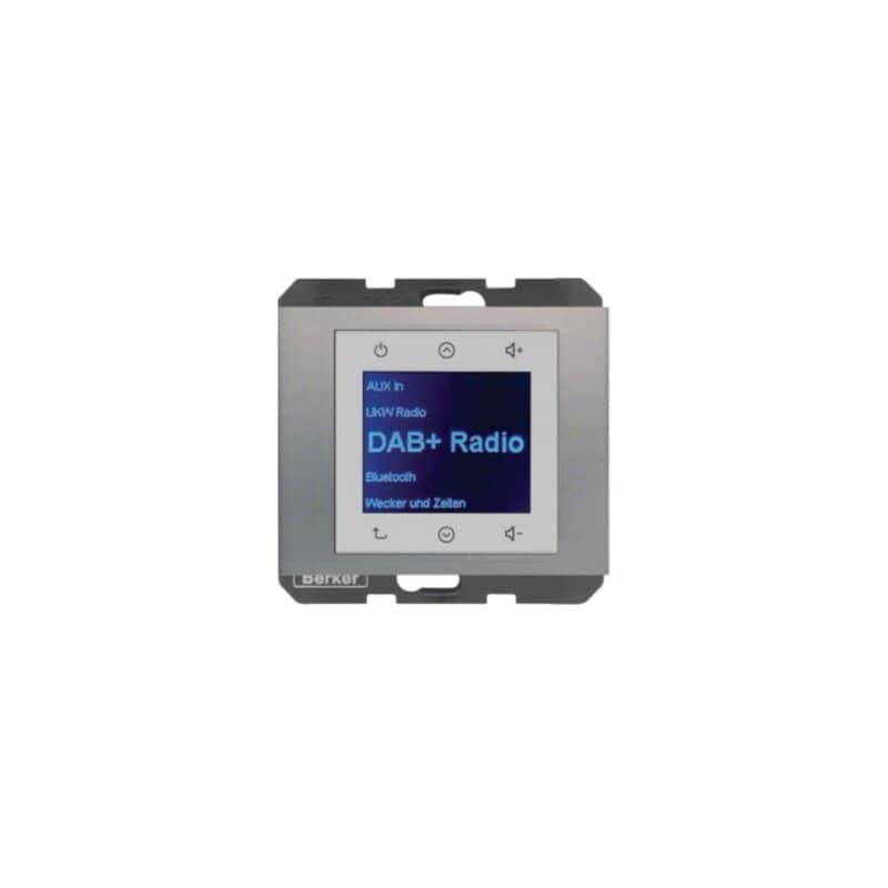 Berker 30847004 Radio Touch UP DAB+ Bluetooth K.x edelstahl, 214,27