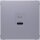 Berker 48601404 Zentralstück für USB B.x aluminium matt lackiert