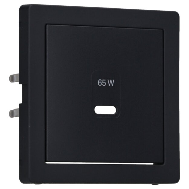 Berker 48606086 Zentralstück für USB Q.x anthrazit samt lackiert