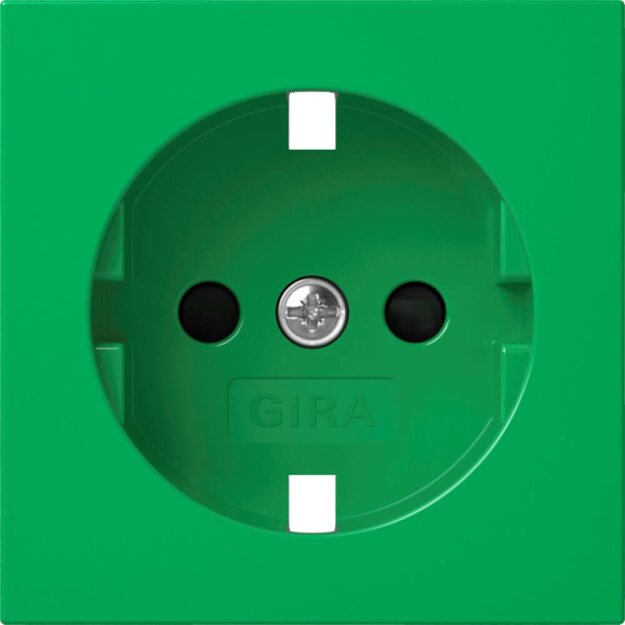 Gira 4921107 Abd. SCHUKO-Steckdose Shutter (erhöhter Berührungsschutz) SV System 55 Grün