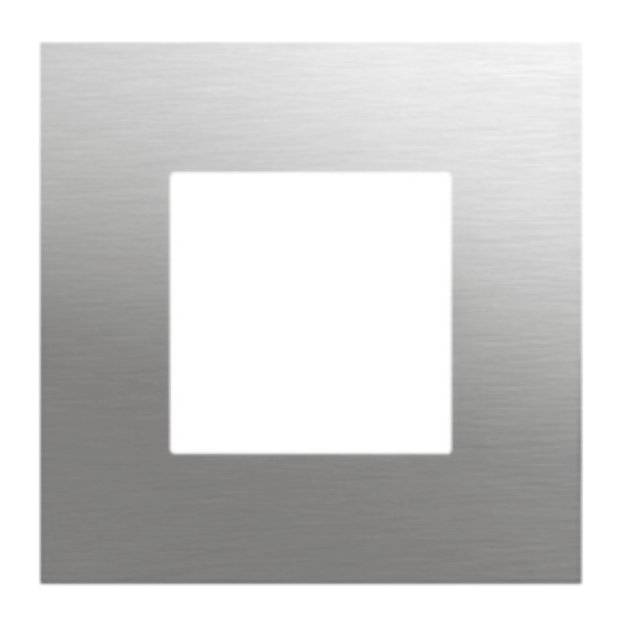 Gira 5545914 Frontplatte für Gira Keyless In Fingerprintmodul System 106 Edelstahl V4A