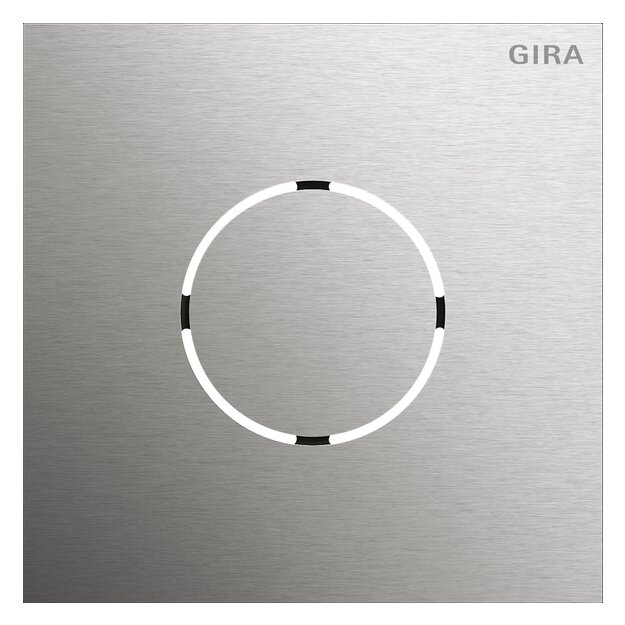 Gira 5578914 Frontplatte für Sprachmodul System 106 Edelstahl V4A
