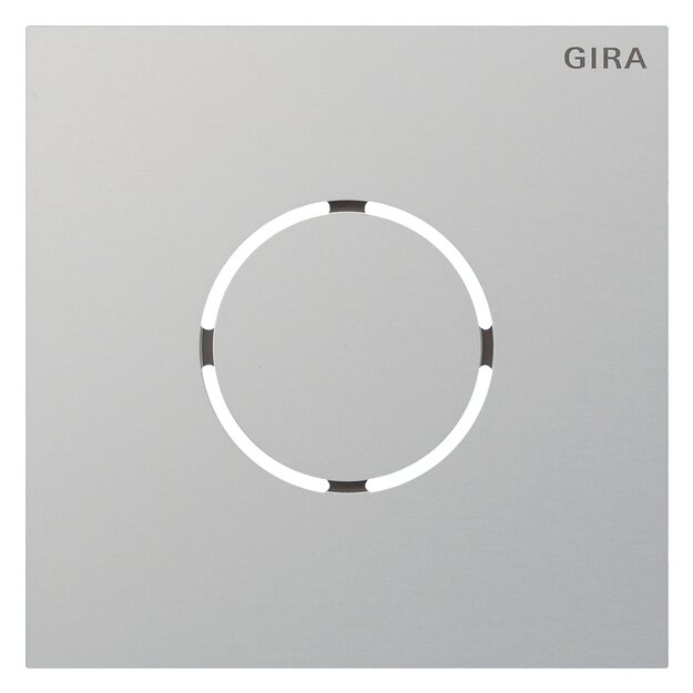 Gira 5578926 Frontplatte für Sprachmodul System 106 Aluminium
