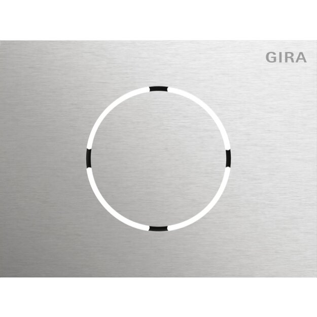 Gira 5579914 Frontplatte für Türstationsmodul System 106 Edelstahl V4A