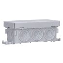 Kaiser 250 Kabelabzweigkasten IP55 mit Einführungen 4 x 12 mm 6 x 20 mm 89 x 42 x 37 mm grau RAL 7035