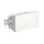 Kaiser 25061 Kabelabzweigkasten IP55 mit Einführungen 4 x 12 mm 6 x 20 mm 89 x 42 x 37 mm reinweiss RAL 9010