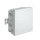 Kaiser 252 Kabelabzweigkasten IP55 mit Einführungen 7 x 20 mm 75 x 75 x 37 mm grau RAL 7035