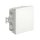 Kaiser 25261 Kabelabzweigkasten IP55 mit Einführungen 7 x 20 mm 75 x 75 x 37 mm reinweiss RAL 9010