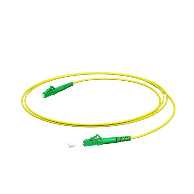 Kaiser 4263001 Patchkabel LC/APC-LC/APC SX G.657.A2 LSZH gelb 05 m