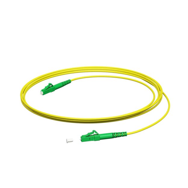 Kaiser 4263003 Patchkabel LC/APC-LC/APC SX G.657.A2 LSZH gelb 20 m
