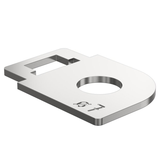 Kaiser 4265002 Kipplasche 7mm für Mikrorohre 7mm