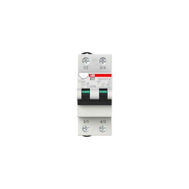 ABB Stotz S&J DS202CRMA-B16/0,3AP-R FI/LS-Schalter 10 kA, 2P, Typ A, B16, 300 mA