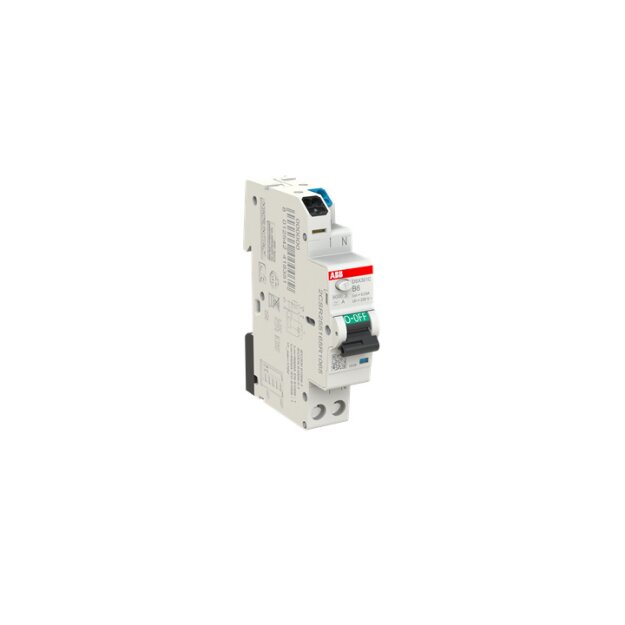 ABB DSX301C B6 A30 FI/LS-Schalter 1 TE 6kA, 1P+N, Typ A, B6, 30mA FlexLine Push-in Technologie 2CSR255165R1065