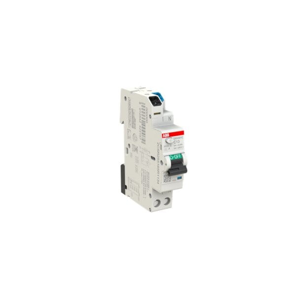 ABB DSX301C C13 A30 FI/LS-Schalter 1 TE 6kA, 1P+N, Typ A, C13, 30mA FlexLine Push-in Technologie 2CSR255165R1134