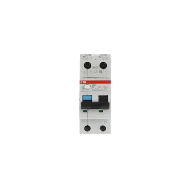 ABB Stotz S&J DS201A-C2/0,03 FI/LS-Schalter 6kA, 1P+N, Typ A, C 2, 30mA