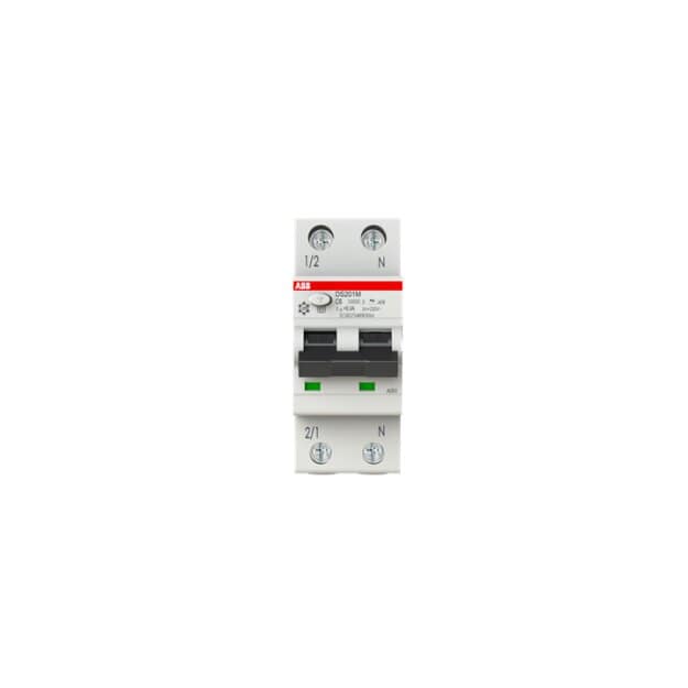 ABB Stotz S&J DS201MA-C6/0,3AP-R FI/LS-Schalter 10kA, 1P+N, Typ A, C 6, 300mA kurzzeitv.