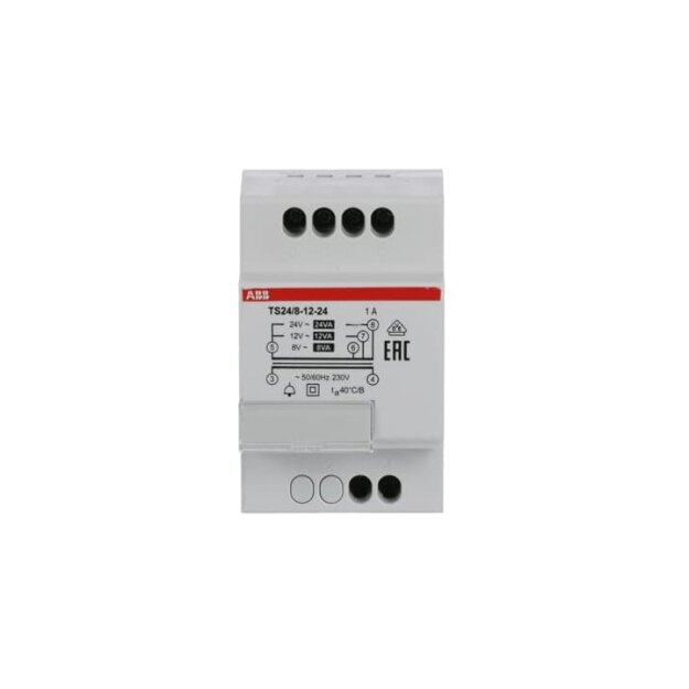 ABB Stotz S&J TS24/8-12-24 Klingeltransformator 24VA, 8-12-24VAC