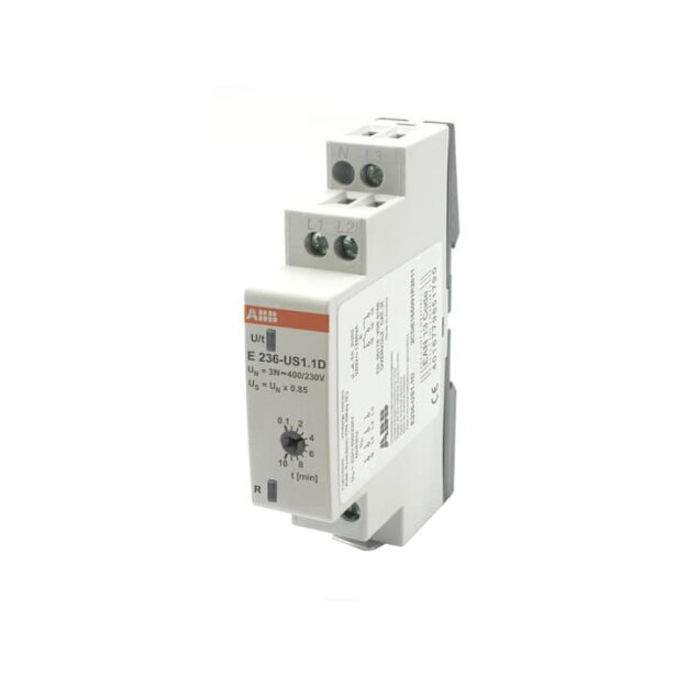 ABB Stotz S&J E236-US1.1D Unterspannungsrelais 3Ph.+N,1Wechsler,Einschaltverzögerung