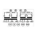ABB Stotz S&J TM-I50/115-230P Steuer-/Trenntrafo Einphasig, 50VA, Sek. 115-230V AC