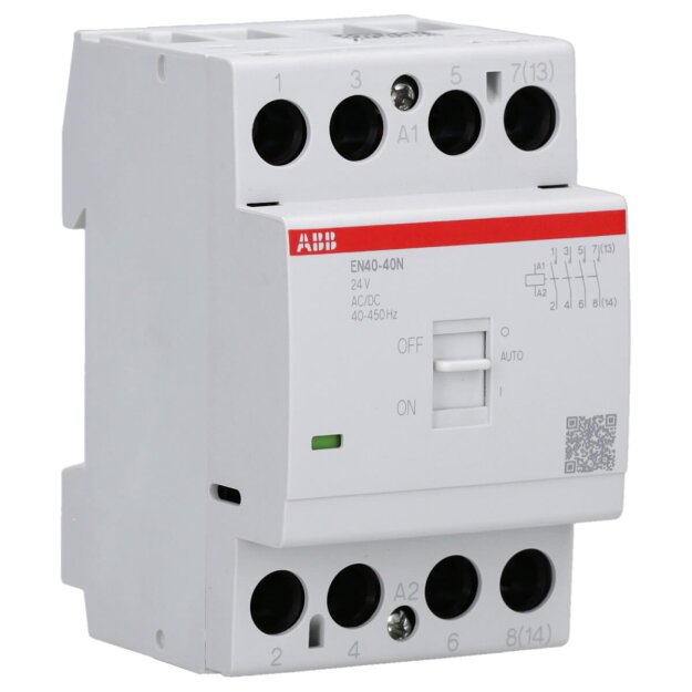 ABB Stotz S&J EN40-40N-01 Installationsschütz 4S/0Ö, 24 V AC/DC