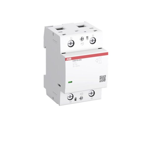 ABB Stotz S&J ESB100-20N-01 Installationsschütz 2S/0Ö, 24 V AC/DC