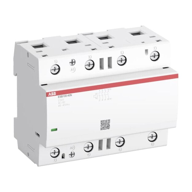 ABB Stotz S&J ESB100-40N-01 Installationsschütz 4S/0Ö, 24 V AC/DC