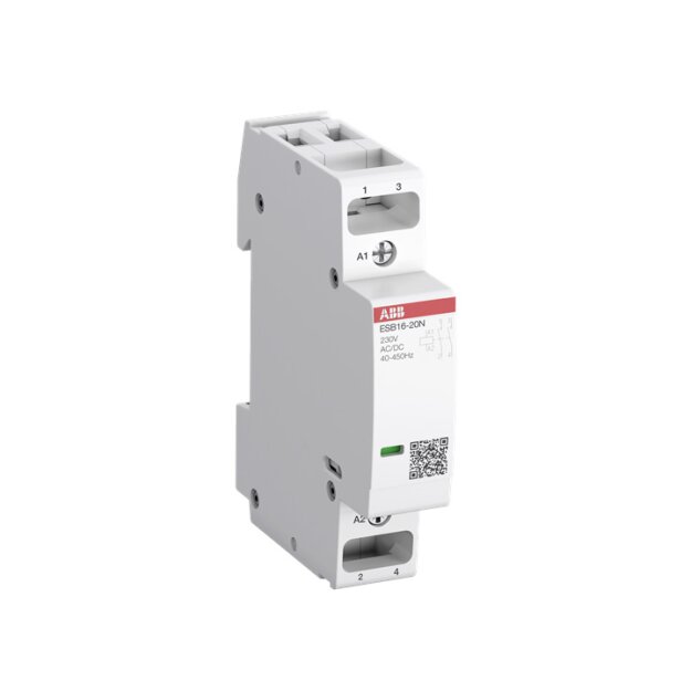 ABB Stotz S&J ESB16-02N-07 Installationsschütz 16 A, 0S/2Ö, 400 V AC/DC