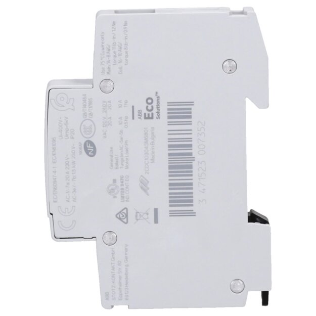 ABB Stotz S&J ESB20-20N-01 Installationsschütz 20 A, 2S/0Ö, 24 V AC/DC