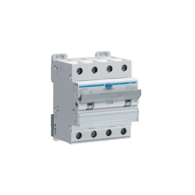 Hager AFR416C Fehlerstrom-Leitungsschutzschalter 4P 10kA B-16A 300mA Hi Typ