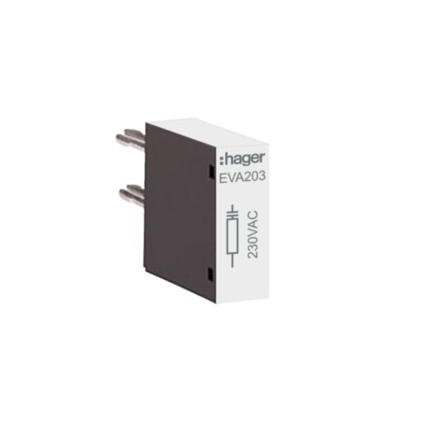 Hager EVA203 RC Löschglied 230 VAC zu Schütze EV040…EV095 EVN063…EVN200