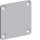 Hager KEM31S65R0LMF unibar M Adapterplatte ohne SD-Ausschnitt