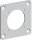 Hager KEM31S66R0LMF unibar M Adapterplatte mit SD-Ausschnitt