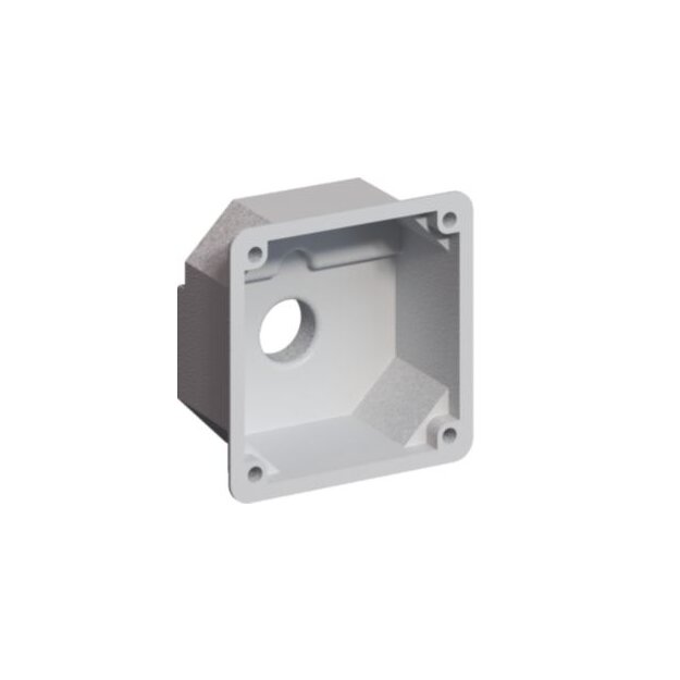 Hager KEM31S67R0LMF unibar M Adaptergehäuse für Steckdosen