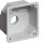 Hager KEM31S67R0LMF unibar M Adaptergehäuse für Steckdosen
