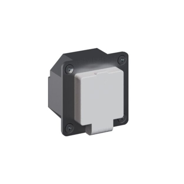 Hager KEM31S90R0LMF unibar M Zubehör Ersatz- Schuko Steckdose 16A