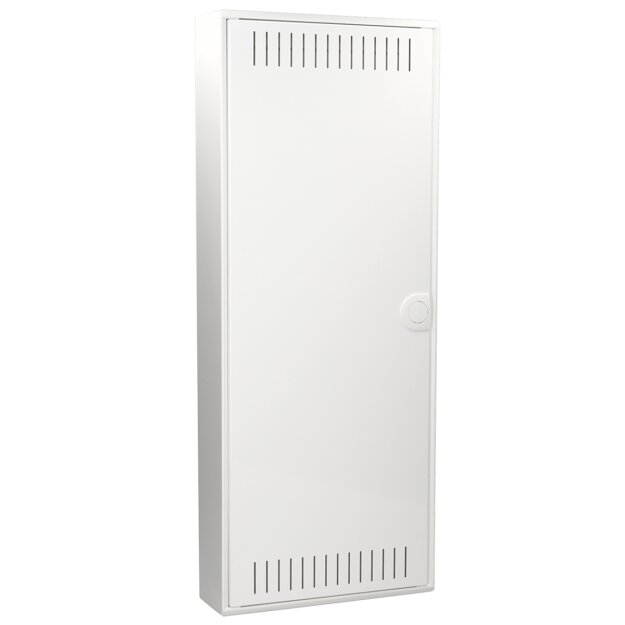 Hager VA602NWH Hybrid volta Aufputz 24PLE 2 Montageplatten Steckdose und Stahlblechtür