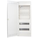 Hager VA602NWH Hybrid volta Aufputz 24PLE 2 Montageplatten Steckdose und Stahlblechtür
