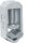 Hager ZAY95029 Satz Doppel-V-Klemmen für HAK K12 Set aus 4 Doppel-V-Klemmen