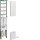 Hager ZH5L9Z Komplettfelduniversal Z1ZP 3-Punkt mit ZSKAAR 4-rh.1350x250mm1-feld.Ausf. Lux