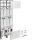 Hager ZK5L4Z Komplettfelduniversal Z4ZP 3-Punkt mit ZSK1350x500mm2-feld.Ausf. Luxembourg