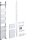 Hager ZU59LM7APZ2 Einbausatz universalZH=1350mmfür LM-AnwendungenAPZ 300mmRfZ 150mmMM 900mm 1-f.